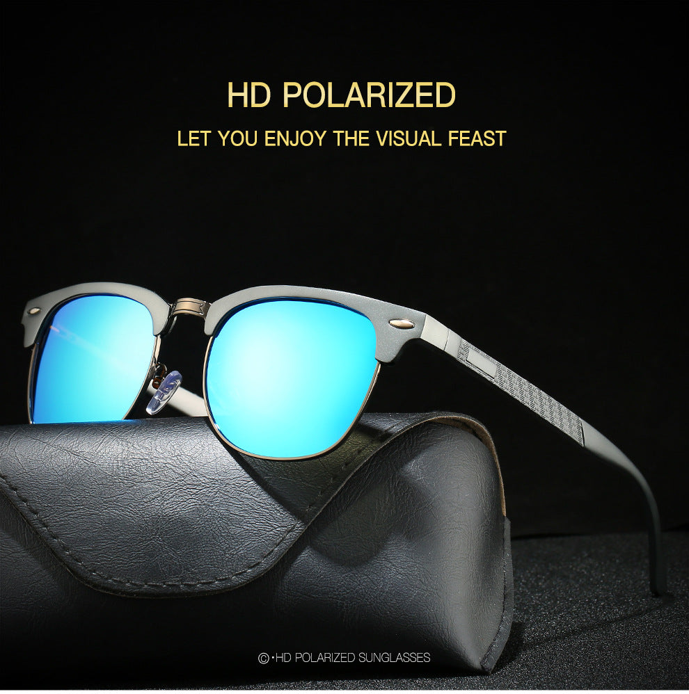 Men's Polarized Sunglasses Aluminum Magnesium Sunglasses Series Driving  Glasses – Jollynova