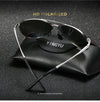 SC Fashion Pilot Men Polarized Sunglasses Oversized Alloy Frame  Aviation Male Sun Glasses Classic Black Driving Fishing Shades