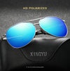 SC Fashion Pilot Men Polarized Sunglasses Oversized Alloy Frame  Aviation Male Sun Glasses Classic Black Driving Fishing Shades