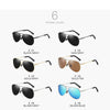 SC Fashion Pilot Men Polarized Sunglasses Oversized Alloy Frame  Aviation Male Sun Glasses Classic Black Driving Fishing Shades