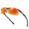 8016 Aluminium Polarized Driving Sunglasses For Men UV400 Protection Glasses Tac Orange Lenses Men New Brand Sunglasses 8016