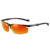 8016 Aluminium Polarized Driving Sunglasses For Men UV400 Protection Glasses Tac Orange Lenses Men New Brand Sunglasses 8016