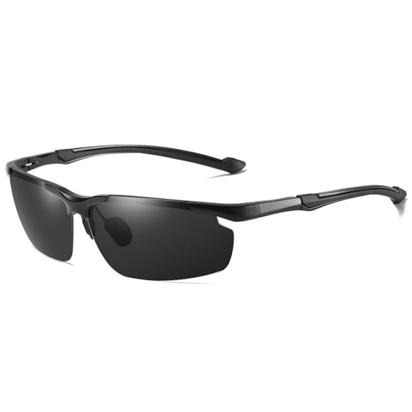 8016 Aluminium Polarized Driving Sunglasses For Men UV400 Protection Glasses Tac Orange Lenses Men New Brand Sunglasses 8016