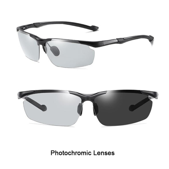 8016 Aluminium Polarized Driving Sunglasses For Men UV400 Protection Glasses Tac Orange Lenses Men New Brand Sunglasses 8016