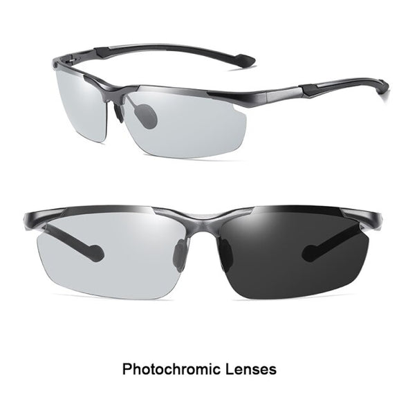 8016 Aluminium Polarized Driving Sunglasses For Men UV400 Protection Glasses Tac Orange Lenses Men New Brand Sunglasses 8016