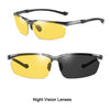8016 Aluminium Polarized Driving Sunglasses For Men UV400 Protection Glasses Tac Orange Lenses Men New Brand Sunglasses 8016