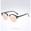 Men Polarized Sunglasses for Men and Women Semi Rimless Frame Fashion Driving Sun Glasses Aoron Goggle UV400
