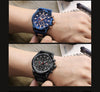 MINI FOCUS - 3D Bolt Design 6 Hands Quartz Watch