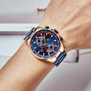 MINI FOCUS - Mens' Multifunction Calendar Sports Quartz Watch