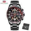 MINI FOCUS - Mens' Multifunction Calendar Sports Quartz Watch