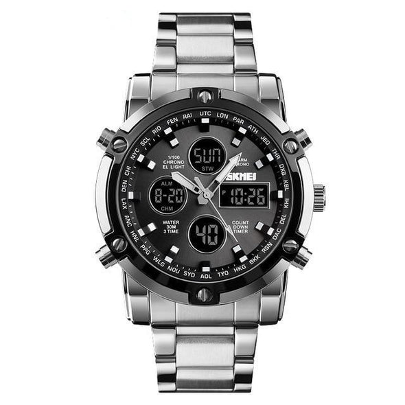 SKMEI - Digital Display Multifunctional Chronograph Quartz Wristwatch