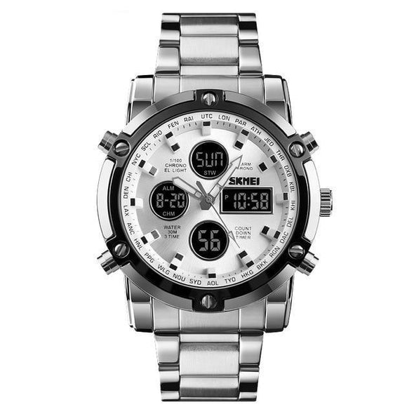 SKMEI - Digital Display Multifunctional Chronograph Quartz Wristwatch