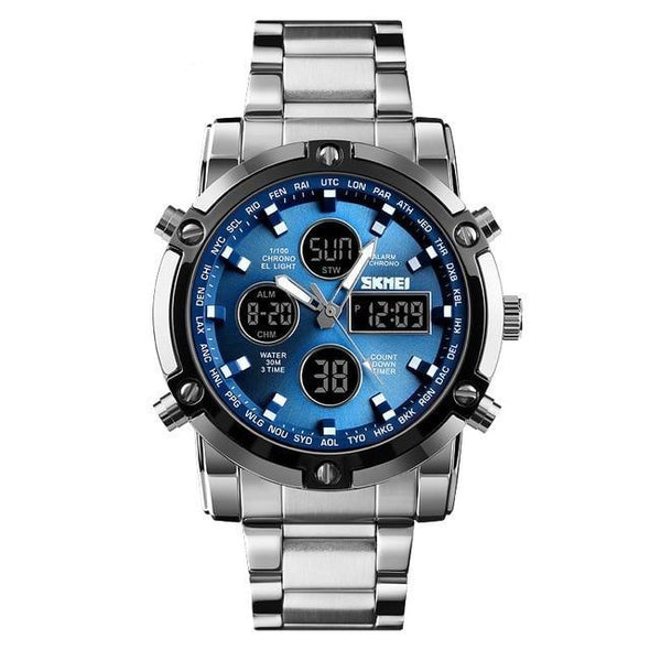 SKMEI - Digital Display Multifunctional Chronograph Quartz Wristwatch