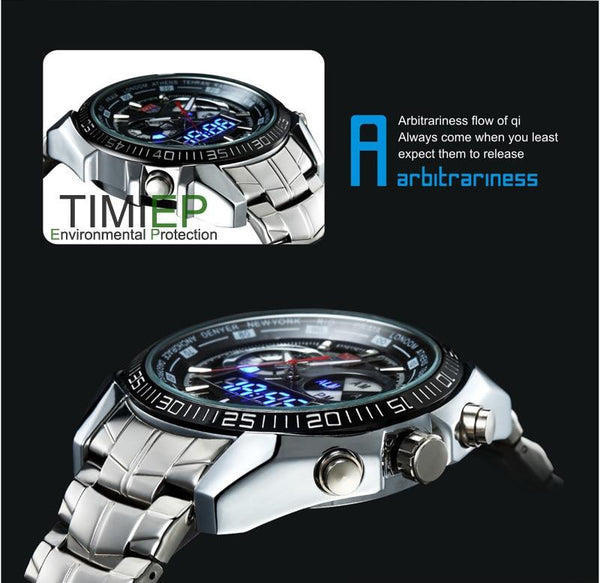 TVG Digital Display Men s Waterproof Quartz Watch Jollynova