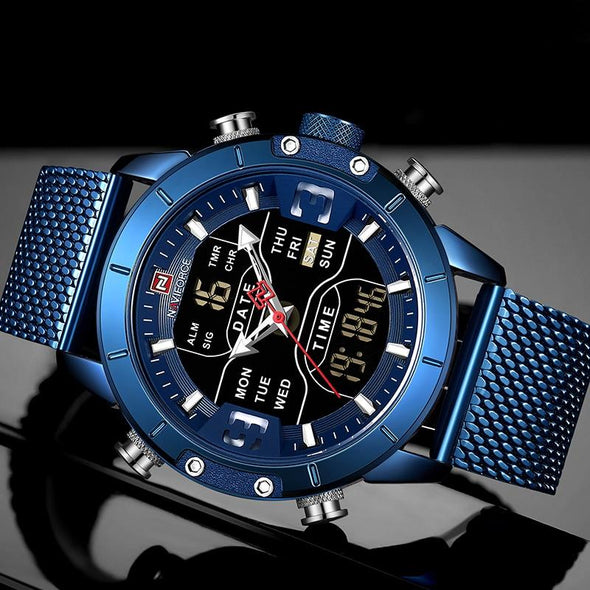 NAVIFORCE - LED Digital Display Military Sport Quartz Wrist Watch