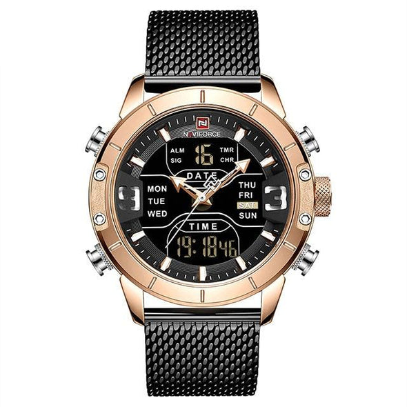 NAVIFORCE - LED Digital Display Military Sport Quartz Wrist Watch