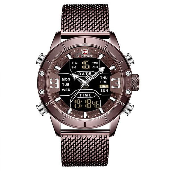 NAVIFORCE - LED Digital Display Military Sport Quartz Wrist Watch
