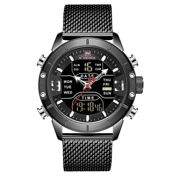 NAVIFORCE - LED Digital Display Military Sport Quartz Wrist Watch