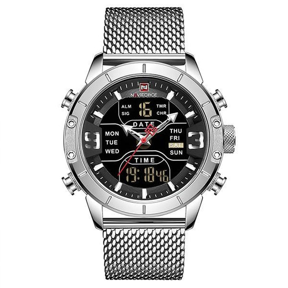 NAVIFORCE - LED Digital Display Military Sport Quartz Wrist Watch