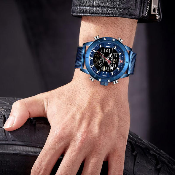 NAVIFORCE - LED Digital Display Military Sport Quartz Wrist Watch