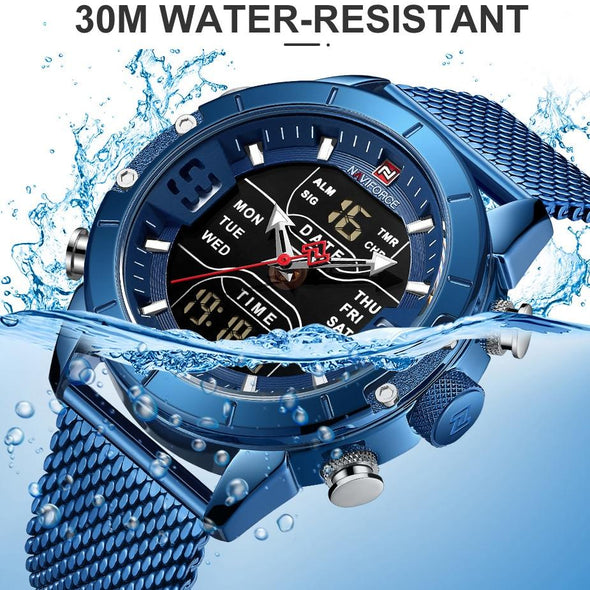 NAVIFORCE - LED Digital Display Military Sport Quartz Wrist Watch
