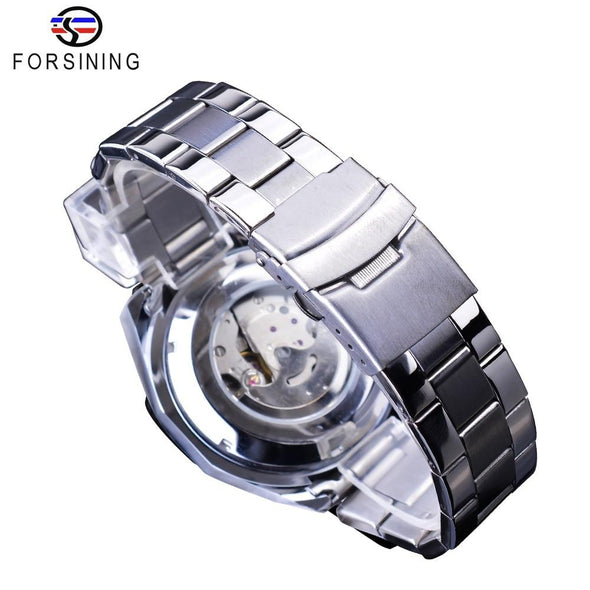 Forsining - 3 Dial Calendar Display Automatic Mechanical Wrist Watch