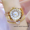 Bee Sister - Diamond Women's Quartz Watch (with a ins Bracelet as gift)