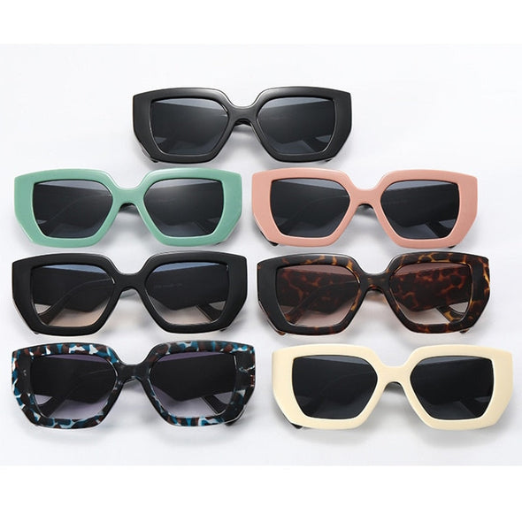 Oversized Sunglasses Women fashion Big frame Luxury brand Small Rectangle square sunglasses